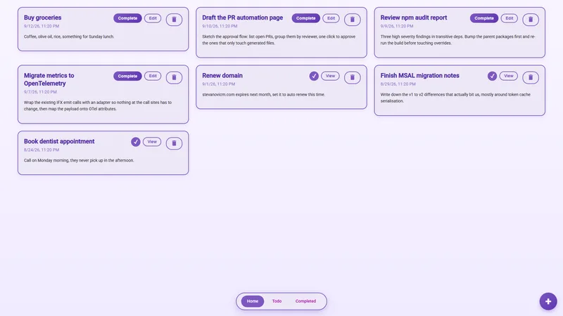 Notsy Serverless Notes